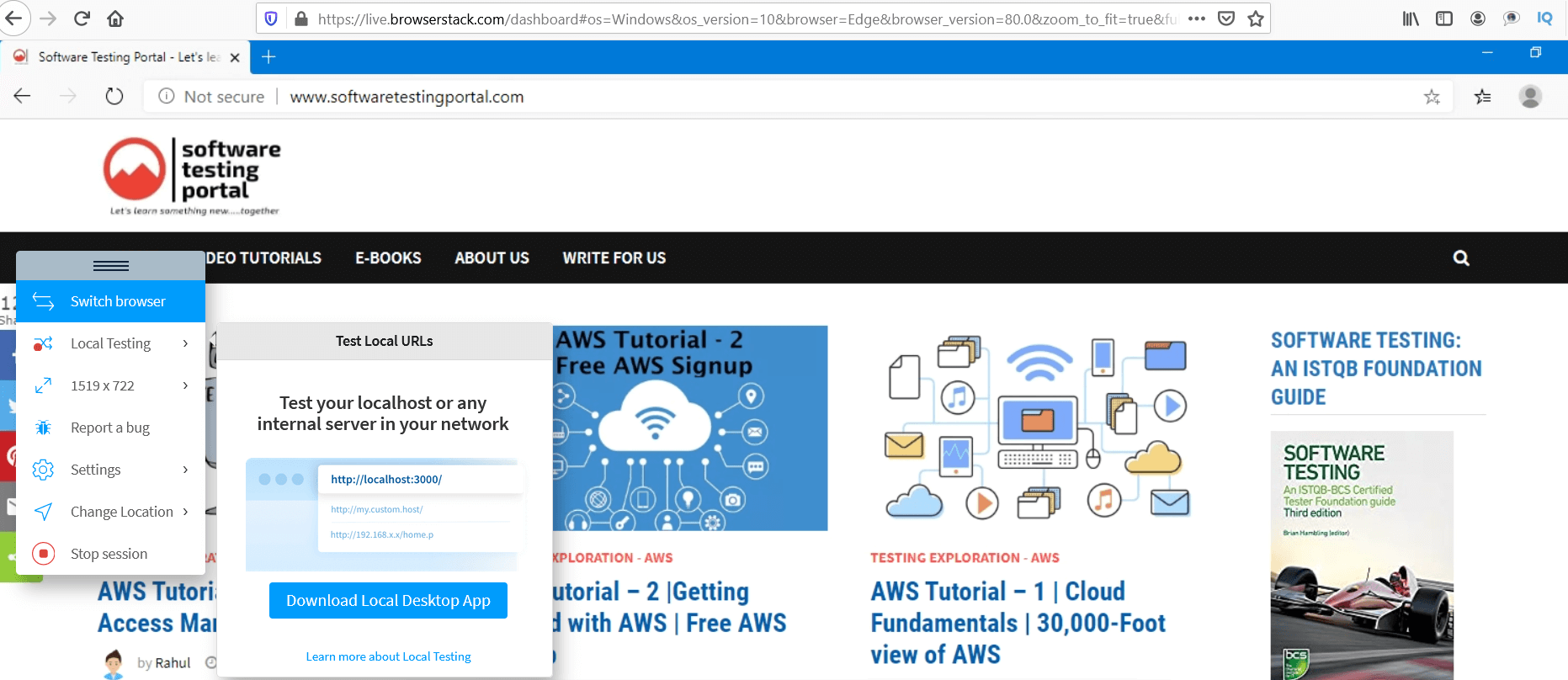 11 Cross Browser Testing Tools – Software Testing Portal